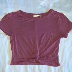 Light purple crop top